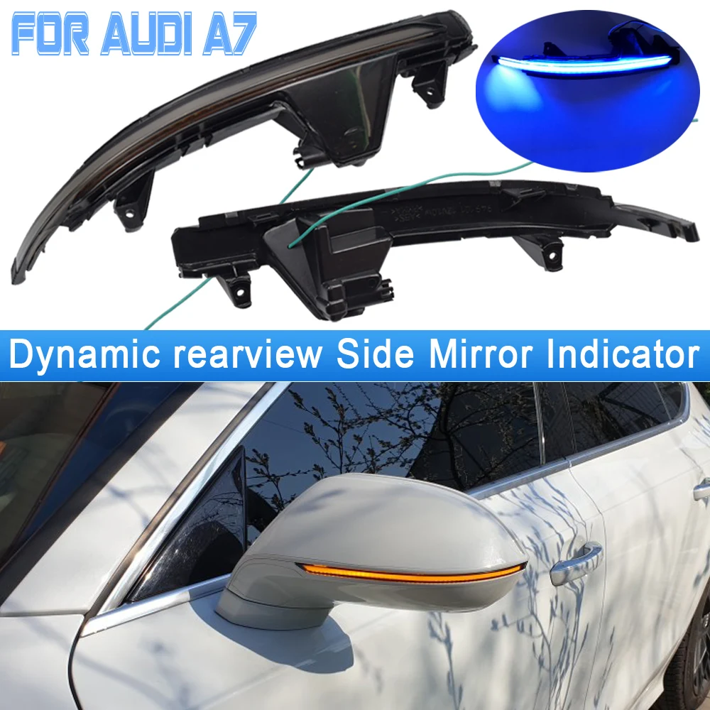 For Audi A7 S7 RS7 4G8 2010-2017 Dynamic Repeater Side Rear-View Mirror Indicator Blinker Flowing LED Turn Signal Light
For Audi A7 S7 RS7 4G8 2010-2017 Dynamic Repeater Side Rear-View Mirror Indicator Blinker Flowing LED Turn Signal Light