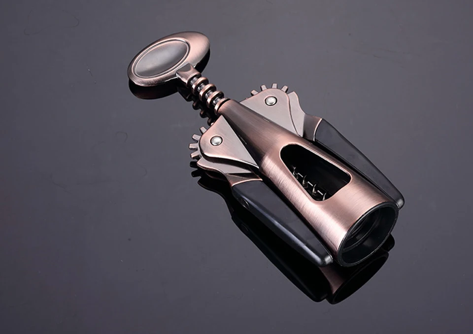 Zinc Alloy Wine Corkscrew Luxurious Wine Opener Air Pressure Simple Bronzer Wine Bottle Opener