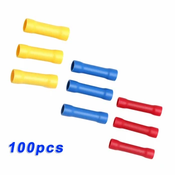 100pcs Insulated Spade Electrical Crimp Wire Cable Connector Terminal Kit 3Color
100pcs Insulated Spade Electrical Crimp Wire Cable Connector Terminal Kit 3Color