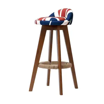 Solid wood bar stools bar chair bar chair high chair simple modern bar stool home front desk high stool
Solid wood bar stools bar chair bar chair high chair simple modern bar stool home front desk high stool