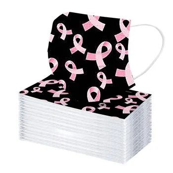 50/100pc Fast Delivery Women Breast Cancer Awareness Hope Ribbon Adult Disposable 3-layer Mask Protective Scarf Mask Mascarilla
50/100pc Fast Delivery Women Breast Cancer Awareness Hope Ribbon Adult Disposable 3-layer Mask Protective Scarf Mask Mascarilla
