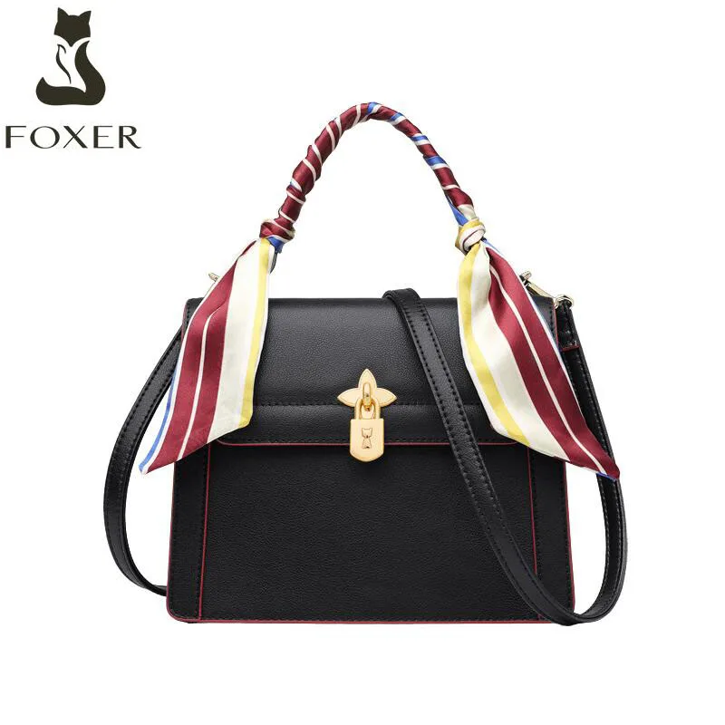FOXER Women leather handbags designer bags famous brand women bags 2019 new luxury handbags women bags fashion cowhide bag
FOXER Women leather handbags designer bags famous brand women bags 2019 new luxury handbags women bags fashion cowhide bag