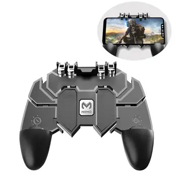 AK66 Six Finger All-in-One Mobile Game Controller Free Fire Key Button Joystick Gamepad L1 R1 Trigger for PUBG B85B
AK66 Six Finger All-in-One Mobile Game Controller Free Fire Key Button Joystick Gamepad L1 R1 Trigger for PUBG B85B