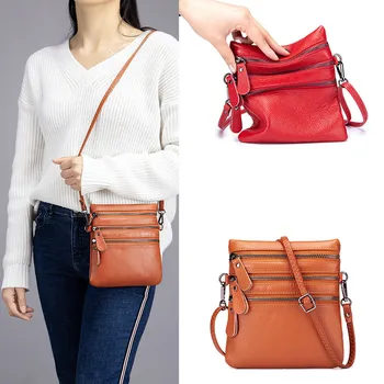 Crossbody mobile phone bag leather mini bags women vertical shoulder first layer cowhide small bags
Crossbody mobile phone bag leather mini bags women vertical shoulder first layer cowhide small bags