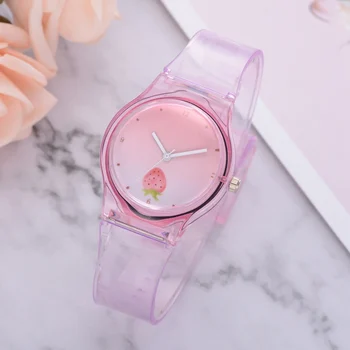 Dropshipping Silicone Strap Style Quartz Women Watch Cartoon Girls Watches Fashion Strawberry Wrist Watch Relogio Feminino
Dropshipping Silicone Strap Style Quartz Women Watch Cartoon Girls Watches Fashion Strawberry Wrist Watch Relogio Feminino