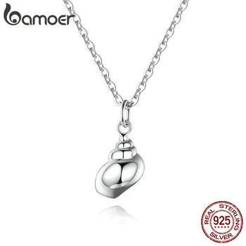 bamoer Smooth Little Conch Pendant Necklace for Girl 925 Sterling Silver Jewelry Chain Link Necklaces Summer Series BSN187
bamoer Smooth Little Conch Pendant Necklace for Girl 925 Sterling Silver Jewelry Chain Link Necklaces Summer Series BSN187