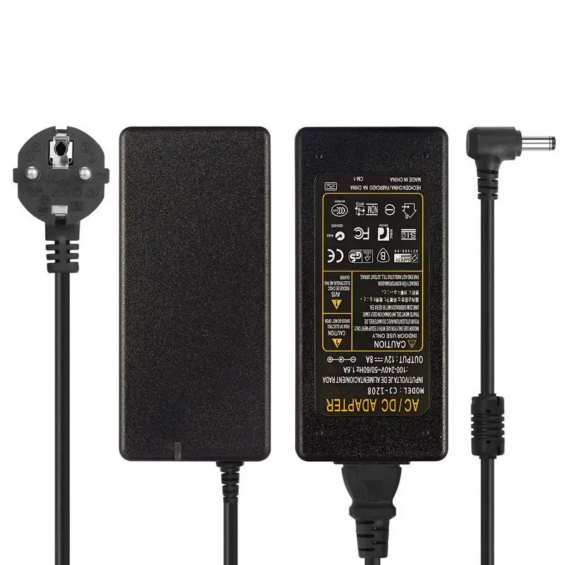 10 шт. DC 12 В 8А lC блок питания для CCTV 5050 Magic WS2811 полоса света AC 220 до трансформатор