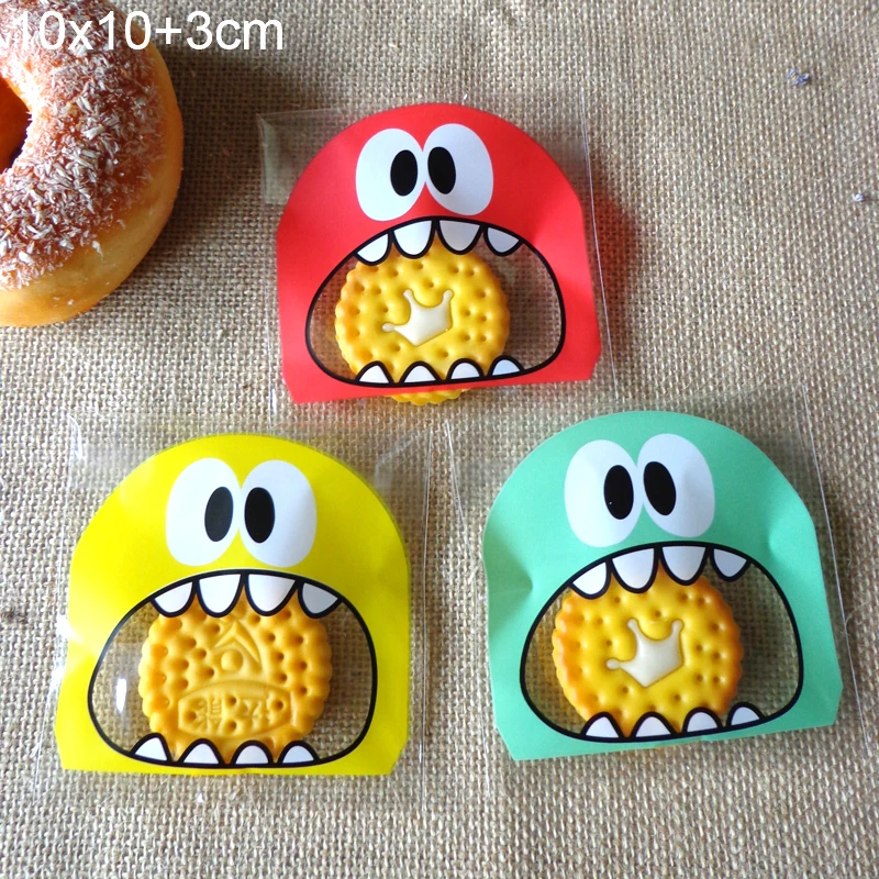 300pcs10x10+3cm Cute Monster Print Self-adhesive Food Packing Bag Cellophane Bag Plastic Biscuit Party Favor Bag
300pcs10x10+3cm Cute Monster Print Self-adhesive Food Packing Bag Cellophane Bag Plastic Biscuit Party Favor Bag
