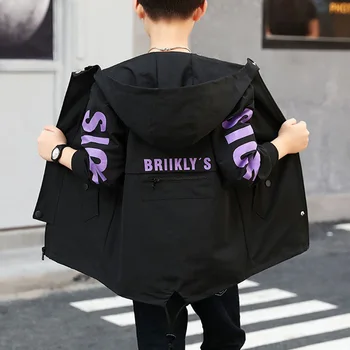 Fit 5-16 years autumn boy Trench zipper coat printed letter long sections windbreaker kids jacket children teenagers outerwear
Fit 5-16 years autumn boy Trench zipper coat printed letter long sections windbreaker kids jacket children teenagers outerwear