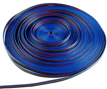 65.6 ft 4 Color 22 AWG RGB Extension Cable Line for LED Strip RGB 5050 3528 Cord 4pin wire
65.6 ft 4 Color 22 AWG RGB Extension Cable Line for LED Strip RGB 5050 3528 Cord 4pin wire