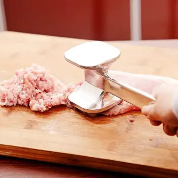 Stainless Steel Aluminum Alloy Manual Double-sided Meat Pork Tenderizer Kitchen Steak Steak Loose Hammer Tools W9O6 Meat F0A0
Stainless Steel Aluminum Alloy Manual Double-sided Meat Pork Tenderizer Kitchen Steak Steak Loose Hammer Tools W9O6 Meat F0A0