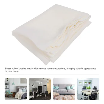 Sheer Curtain Decorative Plain Color Translucent Modern Window Curtain Tulle Curtain Window Screen for Home Bedroom
Sheer Curtain Decorative Plain Color Translucent Modern Window Curtain Tulle Curtain Window Screen for Home Bedroom