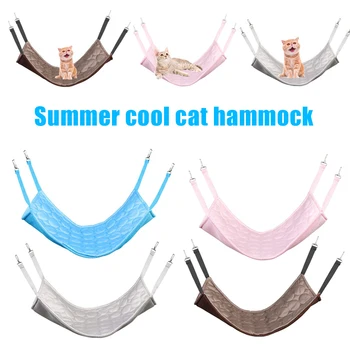 Hanging Cat Hammock Breathable Cool Cat Sleeping Bag Summer Hammock for Cat Kitten Health99 
Hanging Cat Hammock Breathable Cool Cat Sleeping Bag Summer Hammock for Cat Kitten Health99