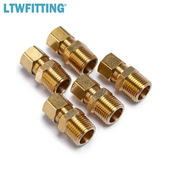 LTWFITTING 3/8" OD x 3/8" Male NPT Compression Connector,BRASS COMPRESSION FITTING
LTWFITTING 3/8" OD x 3/8" Male NPT Compression Connector,BRASS COMPRESSION FITTING