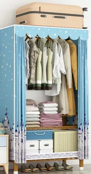 Simple Cloth Wardrobe Double Assembly Simple Modern Economy Oxford Reinforced Bold Steel Pipe Steel Frame Cloth Wardrobe
Simple Cloth Wardrobe Double Assembly Simple Modern Economy Oxford Reinforced Bold Steel Pipe Steel Frame Cloth Wardrobe