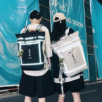 Backpack men's trend large-capacity reflective tide brand travel backpack portable middle school student bag female
Backpack men's trend large-capacity reflective tide brand travel backpack portable middle school student bag female