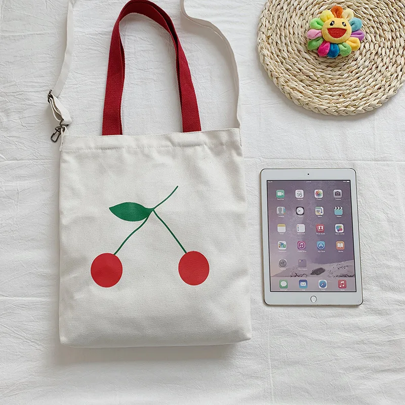 Canvas Bag WOMEN'S Messenger Bag 2019 New Style Korean-style INS Online Celebrity Shoulder Bag Students Cherry Handbag Canvas Ba
Canvas Bag WOMEN'S Messenger Bag 2019 New Style Korean-style INS Online Celebrity Shoulder Bag Students Cherry Handbag Canvas Ba