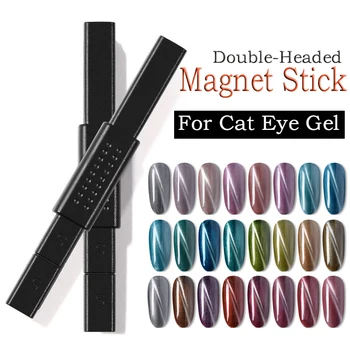 3D Cat Eye Gel Double-headed Magnetic Pen UV Gel Nail Polish Thick Magnet Stick Tool For Cat Eyes Effect Strong Magnet Nail Art
3D Cat Eye Gel Double-headed Magnetic Pen UV Gel Nail Polish Thick Magnet Stick Tool For Cat Eyes Effect Strong Magnet Nail Art