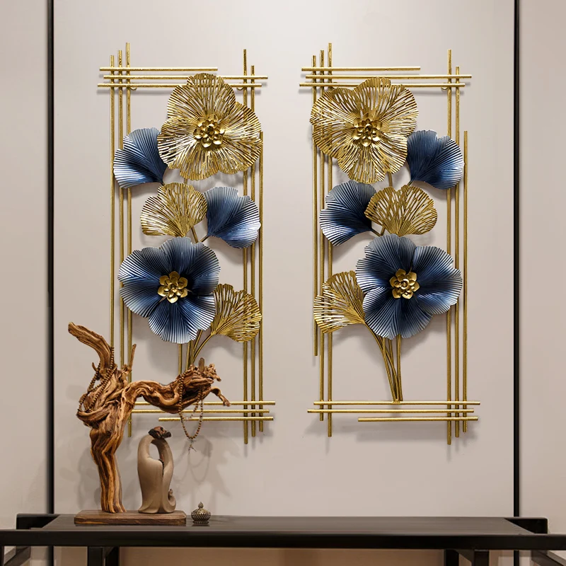 Feng shui Wrought Iron Blue Gold Ginkgo Leaf 3D Wall Painting Home room Metal Wall Mural Crafts Hotel Store Wall Sticker Decor
Feng shui Wrought Iron Blue Gold Ginkgo Leaf 3D Wall Painting Home room Metal Wall Mural Crafts Hotel Store Wall Sticker Decor
