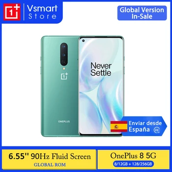 Global Rom OnePlus 8 5G Smartphone Snapdragon 865 Octa Core 6.55'' 128GB AMOLED Screen 48MP Triple Cams 4300mAh Warp Charge 30T
Global Rom OnePlus 8 5G Smartphone Snapdragon 865 Octa Core 6.55'' 128GB AMOLED Screen 48MP Triple Cams 4300mAh Warp Charge 30T
