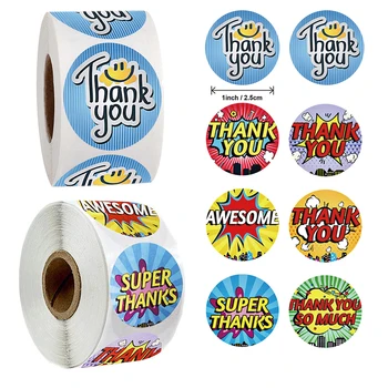 500pcs 1 Inch Cute Thank You Reward Sticker Label Diary Scrapbooking DIY Decoration Stationery Stickers
500pcs 1 Inch Cute Thank You Reward Sticker Label Diary Scrapbooking DIY Decoration Stationery Stickers
