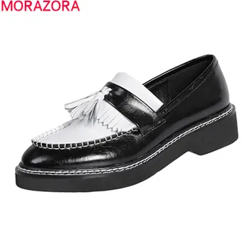 MORAZORA 2020 big size 34-42 fashion women shoes genuine leather slip-on single shoes summer square heels women pumps 
MORAZORA 2020 big size 34-42 fashion women shoes genuine leather slip-on single shoes summer square heels women pumps