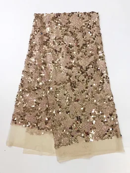 2020 high quality French Nigerian sequins net lace,African tulle mesh sequence lace fabric for party dress 5yards/lot J17192
2020 high quality French Nigerian sequins net lace,African tulle mesh sequence lace fabric for party dress 5yards/lot J17192