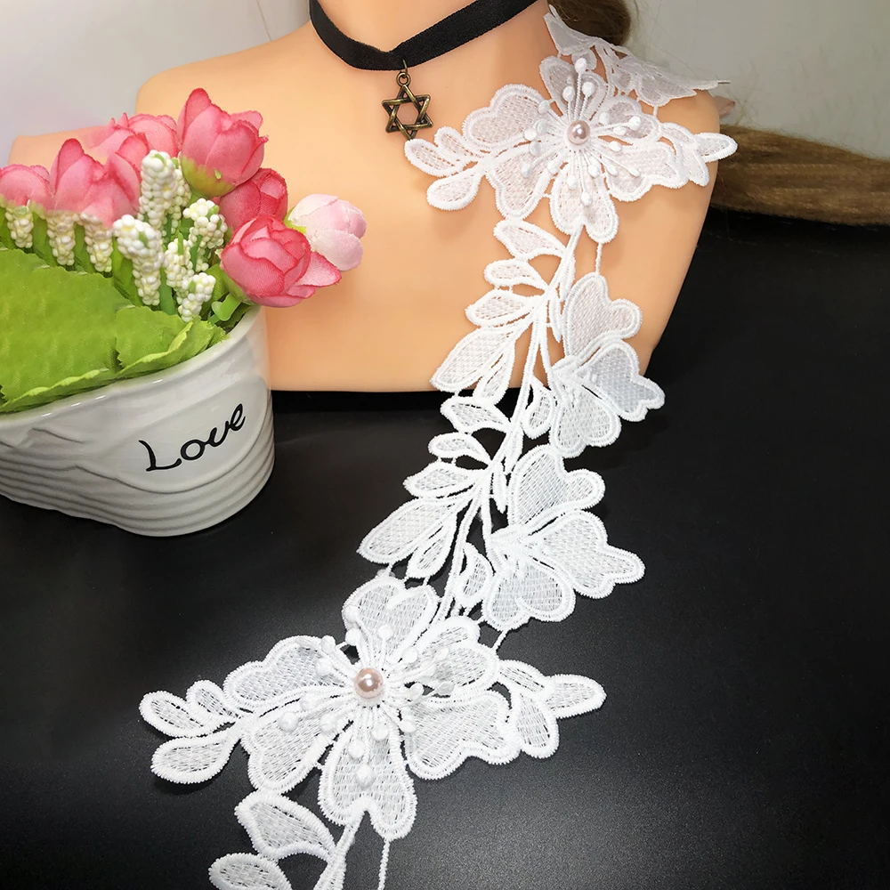 20yard 12cm 3d Lace Fabric Ribbon Diy Water Soluble Milk Silk Flower Solid Embroidery Spot Barcode Wedding Dress Sewing Trim
20yard 12cm 3d Lace Fabric Ribbon Diy Water Soluble Milk Silk Flower Solid Embroidery Spot Barcode Wedding Dress Sewing Trim