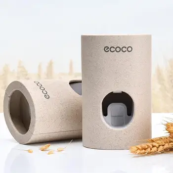 Creative Automatic Toothpaste Squeezers Wheat Straw Paste Stick-Up Type Toothpaste Dispenser Toothbrushes Holder
Creative Automatic Toothpaste Squeezers Wheat Straw Paste Stick-Up Type Toothpaste Dispenser Toothbrushes Holder