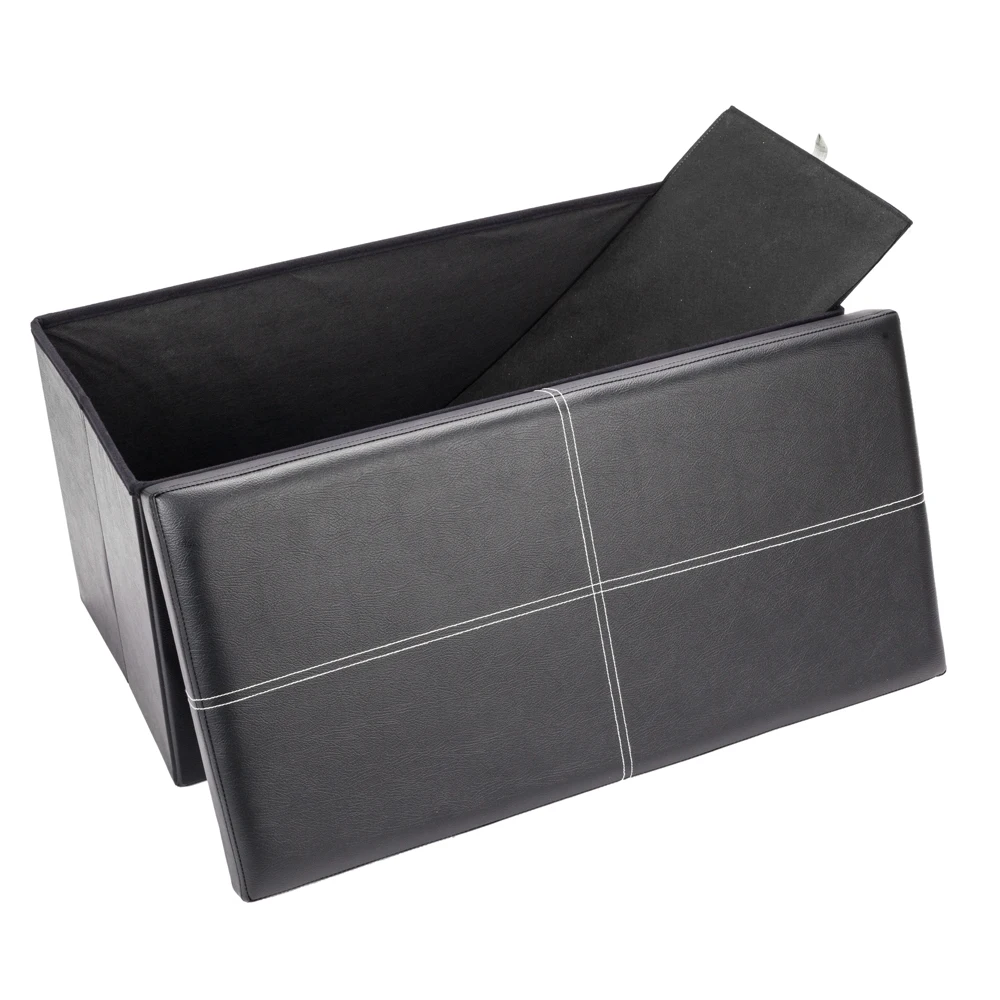 F-03L Practical PVC Leather Rectangle Shape Surface with Line Footstool Black Hot
F-03L Practical PVC Leather Rectangle Shape Surface with Line Footstool Black Hot