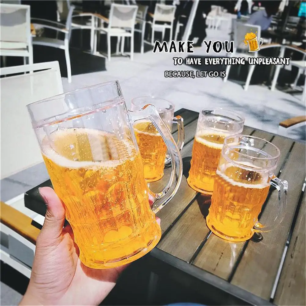 450ml Double-layer Frozen Beer Mug Creative Double Mezzanine Town Ice Spoof Fake Beer Mug Refrigeration Coffee Milk Cafe Supply
450ml Double-layer Frozen Beer Mug Creative Double Mezzanine Town Ice Spoof Fake Beer Mug Refrigeration Coffee Milk Cafe Supply