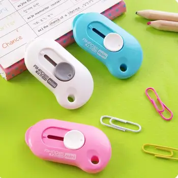 1 Pc Cute Solid Color Mini Portable Utility Knife Paper Cutter Cutting Paper Razor Blade Office Stationery
1 Pc Cute Solid Color Mini Portable Utility Knife Paper Cutter Cutting Paper Razor Blade Office Stationery