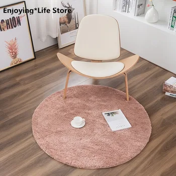 Thickened Simple Round Carpet Coffee Table Bedroom Living Room Solid Color Computer Chair Floor Mat Rugs for Children Rooms
Thickened Simple Round Carpet Coffee Table Bedroom Living Room Solid Color Computer Chair Floor Mat Rugs for Children Rooms