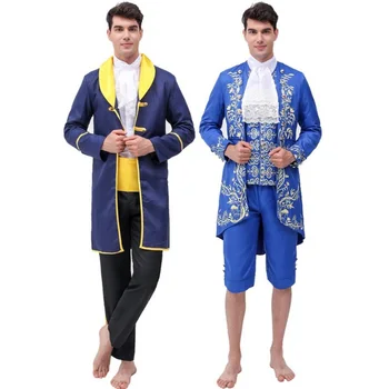 Movie Beauty and the Beast mens Cosplay Costume Adult Prince Adam Costumes Halloween Carnival Party fantasy Uniform
Movie Beauty and the Beast mens Cosplay Costume Adult Prince Adam Costumes Halloween Carnival Party fantasy Uniform