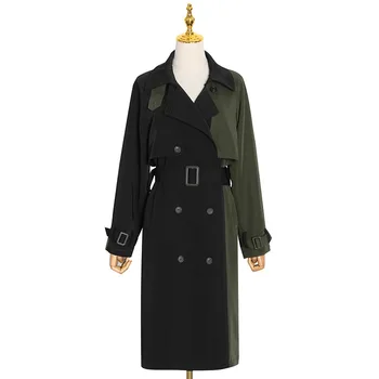 HIGH STREET New Fashion 2020 Designer Trench Women's Color Block Trench Coat
HIGH STREET New Fashion 2020 Designer Trench Women's Color Block Trench Coat