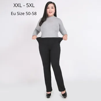 Fashion Women Plus Size 5XL 4XL 3XL Autumn Spring Pants High Waisted Black Casual Trousers Stretch Skinny Pencil Jeans For Mujer 
Fashion Women Plus Size 5XL 4XL 3XL Autumn Spring Pants High Waisted Black Casual Trousers Stretch Skinny Pencil Jeans For Mujer