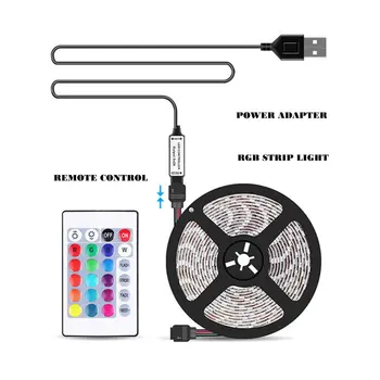 5050 USB IR24 Button RGB Light Bar high intensity and reliability 0 lower power consumption more energy saving decoration
5050 USB IR24 Button RGB Light Bar high intensity and reliability 0 lower power consumption more energy saving decoration