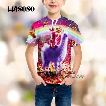 LIASOSO Space Cat Pizza Sloth 3D Printed Kids Tshirts Summer O-neck Tshirts Boy Girl Clothing Casual Short Sleeve Streetwear
LIASOSO Space Cat Pizza Sloth 3D Printed Kids Tshirts Summer O-neck Tshirts Boy Girl Clothing Casual Short Sleeve Streetwear