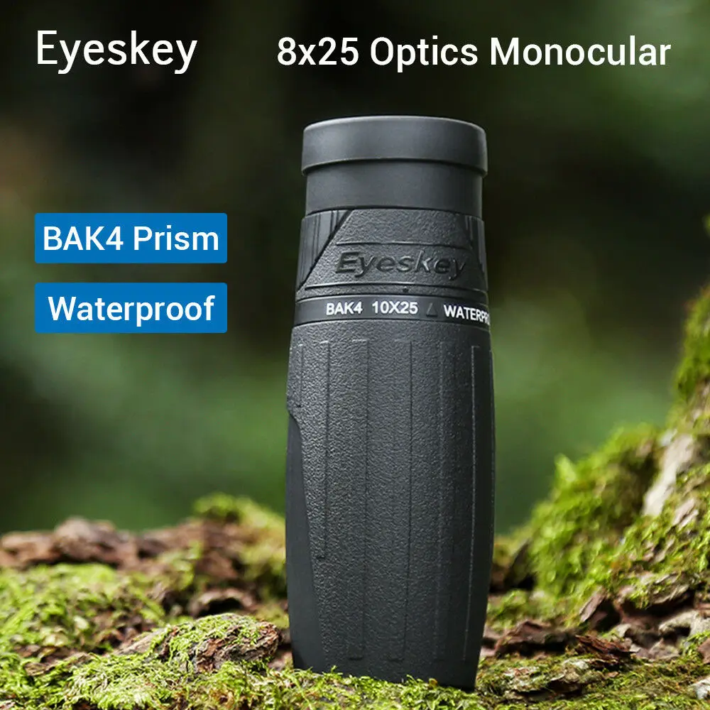 Eyeskey 8X25 Compact Telescope Binocular Waterproof Scope Optics Monocular Fully Multi-Coated For Children Concert Wildlife
Eyeskey 8X25 Compact Telescope Binocular Waterproof Scope Optics Monocular Fully Multi-Coated For Children Concert Wildlife