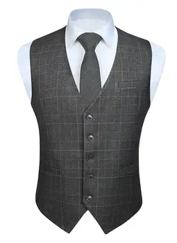 Fashion Solid Color Men's Wedding Business Formal Dress Vest Suit Slim Fit Casual Tuxedo Plaid Waistcoat
Fashion Solid Color Men's Wedding Business Formal Dress Vest Suit Slim Fit Casual Tuxedo Plaid Waistcoat