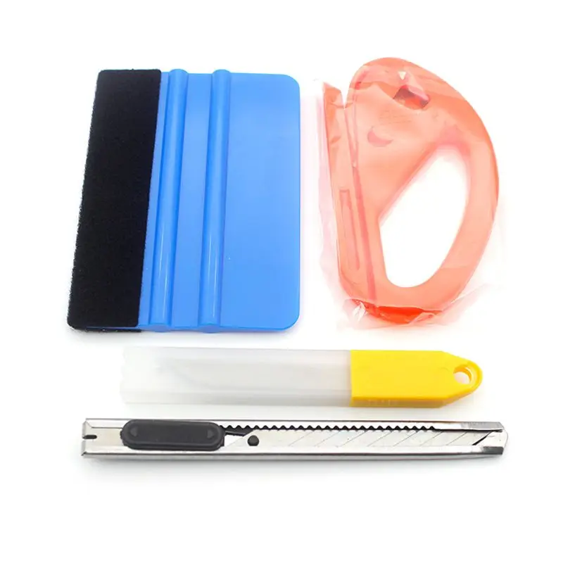 4 4 PCS/Set Car Glass Protective Film Installing Tool Car Window Wrapping Tint Accessories Including Squeegees Scrapers Films
4 4 PCS/Set Car Glass Protective Film Installing Tool Car Window Wrapping Tint Accessories Including Squeegees Scrapers Films