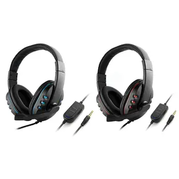 Gaming Headphone Stereo Surround Headset 3.5mm Wired Mic for PS4 PC Computer 
Gaming Headphone Stereo Surround Headset 3.5mm Wired Mic for PS4 PC Computer