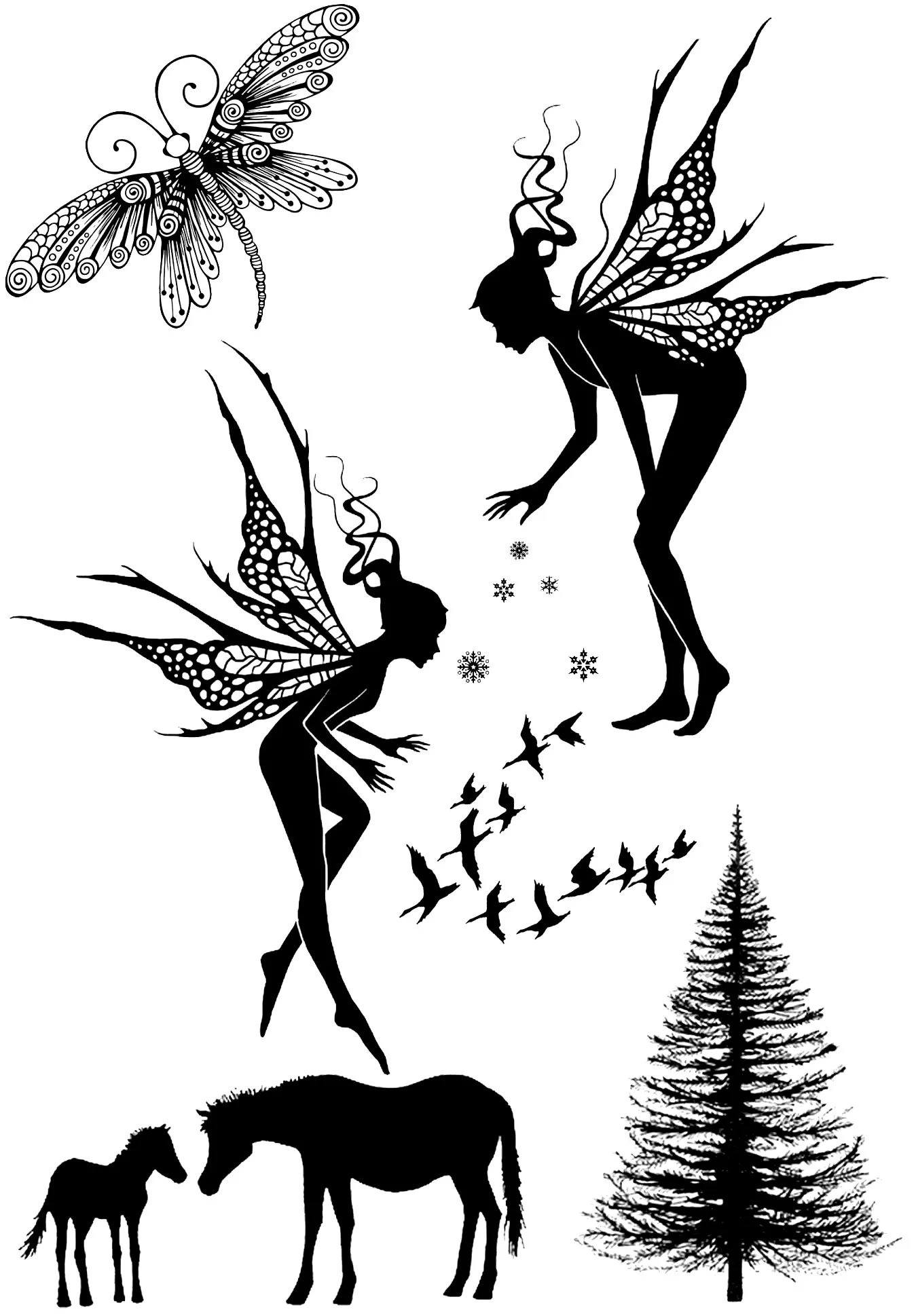 New Arrival Tree and Fairy Clear Stamps for DIY Scrapbooking Card Making Photo Album Crafts Template Decoration Rubber Stamp
New Arrival Tree and Fairy Clear Stamps for DIY Scrapbooking Card Making Photo Album Crafts Template Decoration Rubber Stamp
