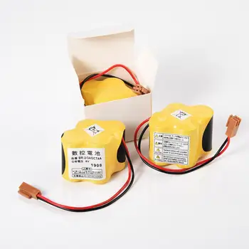 Lithium battery BR-2 / 3AGCT4A 6V / 4400mah PLC large capacity lithium battery with plug for FANUC A98L-0031-0025 CNC system
Lithium battery BR-2 / 3AGCT4A 6V / 4400mah PLC large capacity lithium battery with plug for FANUC A98L-0031-0025 CNC system
