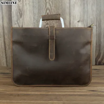 Genuine Leather Handbag For Men Male Crazy Horse Cowhide Vintage Business Handbags Shoulder Bag Messenger Crossbody Laptop Bags 
Genuine Leather Handbag For Men Male Crazy Horse Cowhide Vintage Business Handbags Shoulder Bag Messenger Crossbody Laptop Bags