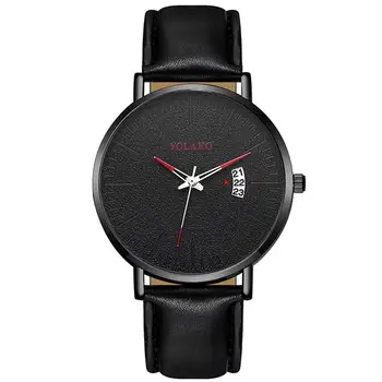 HobbyLane Men Quartz Watch Matte Dial Date Display PU Leather Strap Analog Fashion Male Wristwatch
HobbyLane Men Quartz Watch Matte Dial Date Display PU Leather Strap Analog Fashion Male Wristwatch