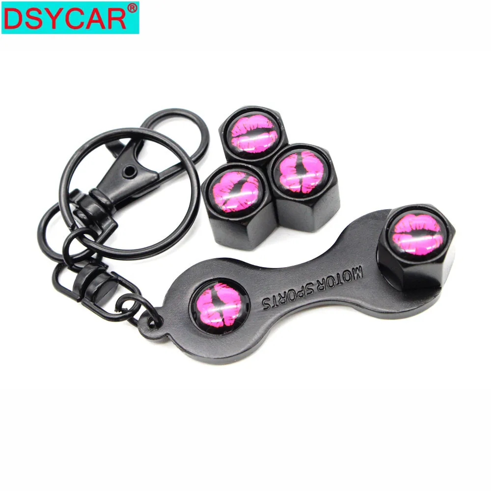 DSYCAR 1Set Zinc Alloy Anti-theft Car Wheel Tire Valve Stem Caps Air+ Wrench Keychain Auto Car Accessories Wheels Tires Parts
DSYCAR 1Set Zinc Alloy Anti-theft Car Wheel Tire Valve Stem Caps Air+ Wrench Keychain Auto Car Accessories Wheels Tires Parts
