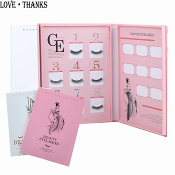 High quality 3D eyelash storage book makeup display container eyelash sample grafted eyelash display card
High quality 3D eyelash storage book makeup display container eyelash sample grafted eyelash display card