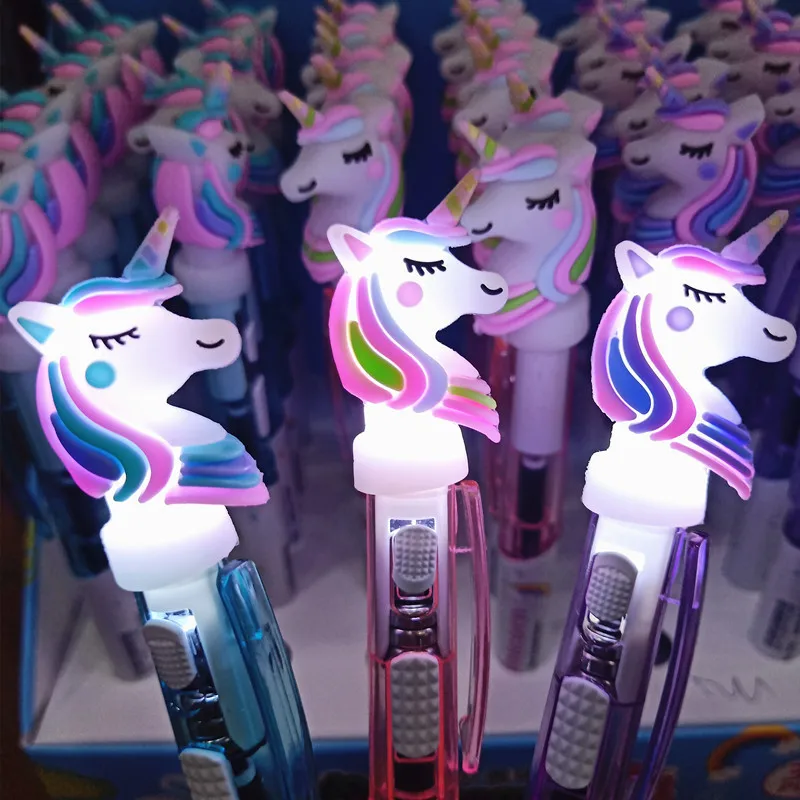 Creative Cute New Unicorn Light Pen Silicone Head Ballpoint Pen With Light Student Press Light Ballpoint Pen Cute Stationary
Creative Cute New Unicorn Light Pen Silicone Head Ballpoint Pen With Light Student Press Light Ballpoint Pen Cute Stationary