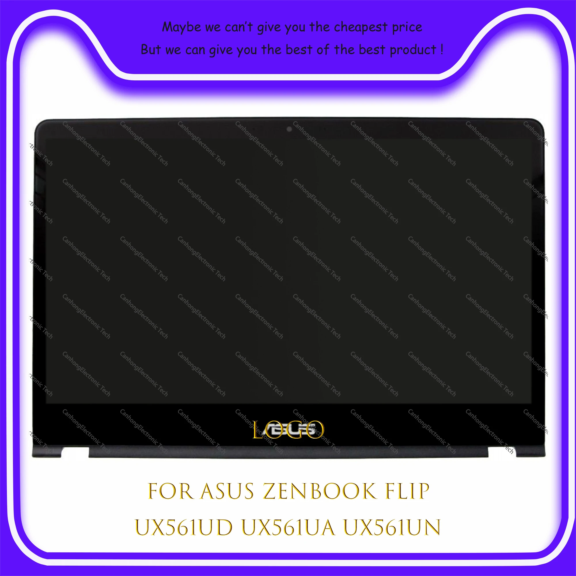 

15.6 " FHD 4K UHD For Asus Zenbook Flip UX561UA UX561UD UX561UN LCD LED Touch Screen Digitizer Assembly N156HCE-EN1